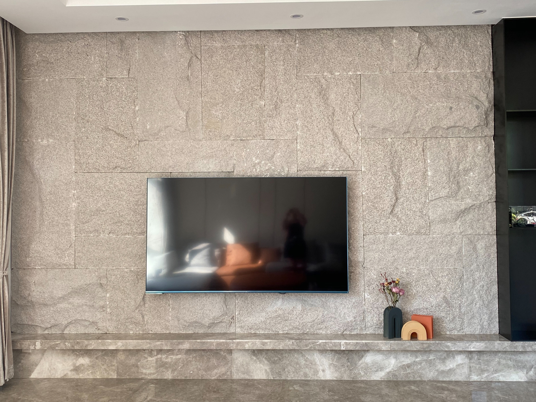 石膏板電視背景墻圖片大全 客廳 效果圖(圖5) 石膏板電視背景墻圖片大全 客廳 效果圖(圖5)