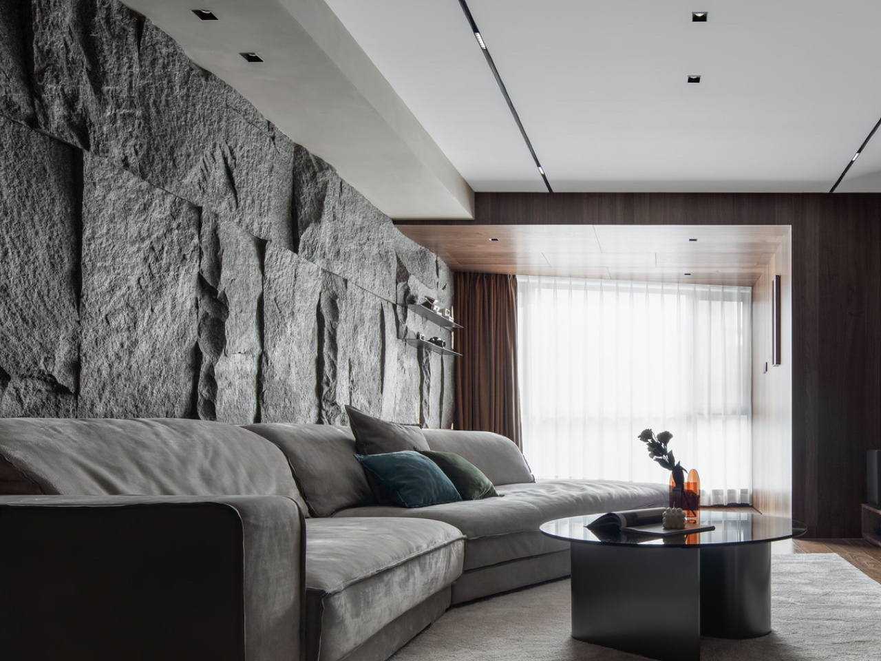 紅石背景墻(圖5)