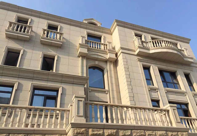 揭秘外墻干掛熱門材料:拉絲面與火燒板芝麻白的獨特魅力(圖3) 揭秘外墻干掛熱門材料:拉絲面與火燒板芝麻白的獨特魅力(圖3)