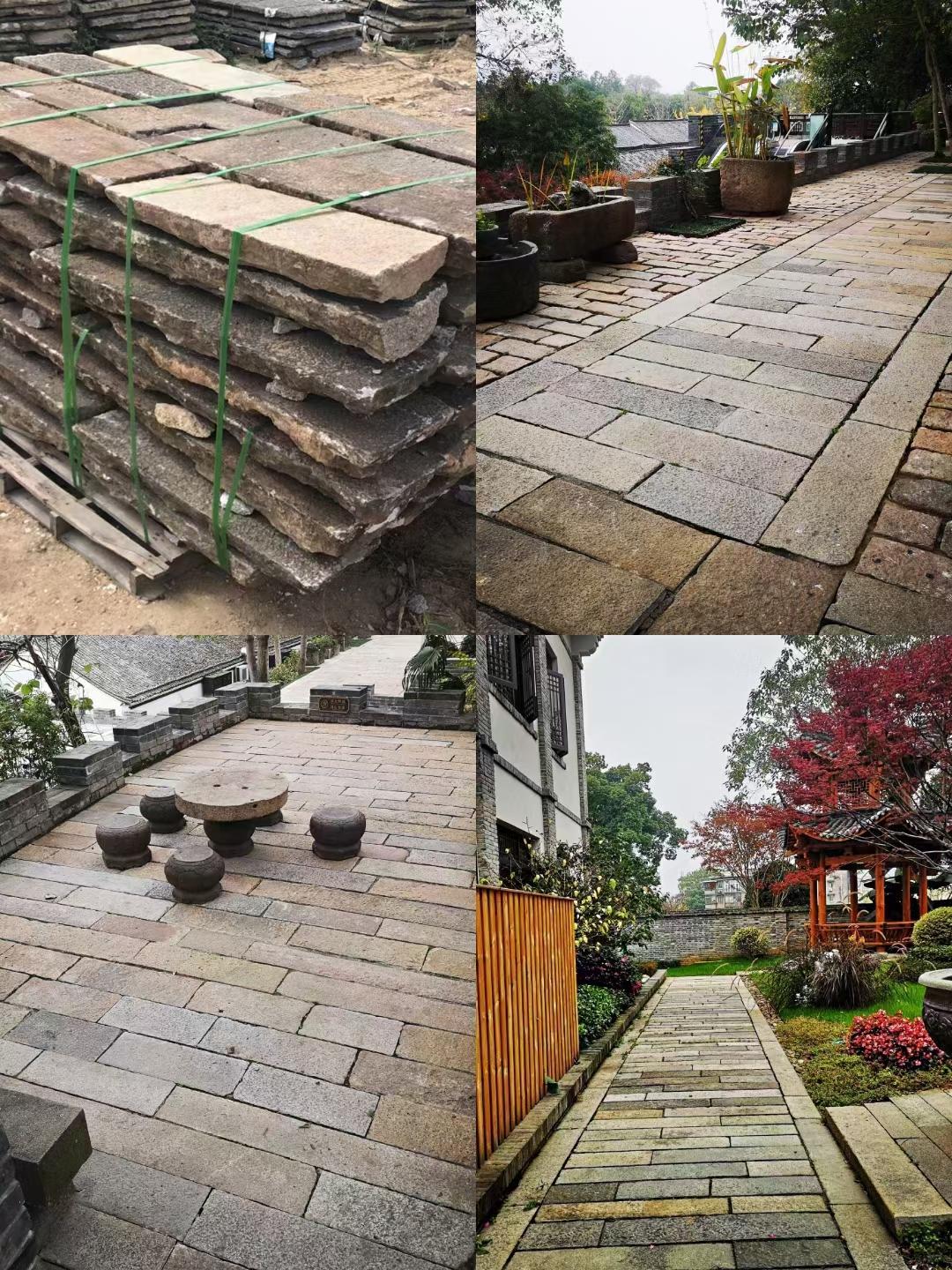 老石板廠家仿古石材舊石板效果