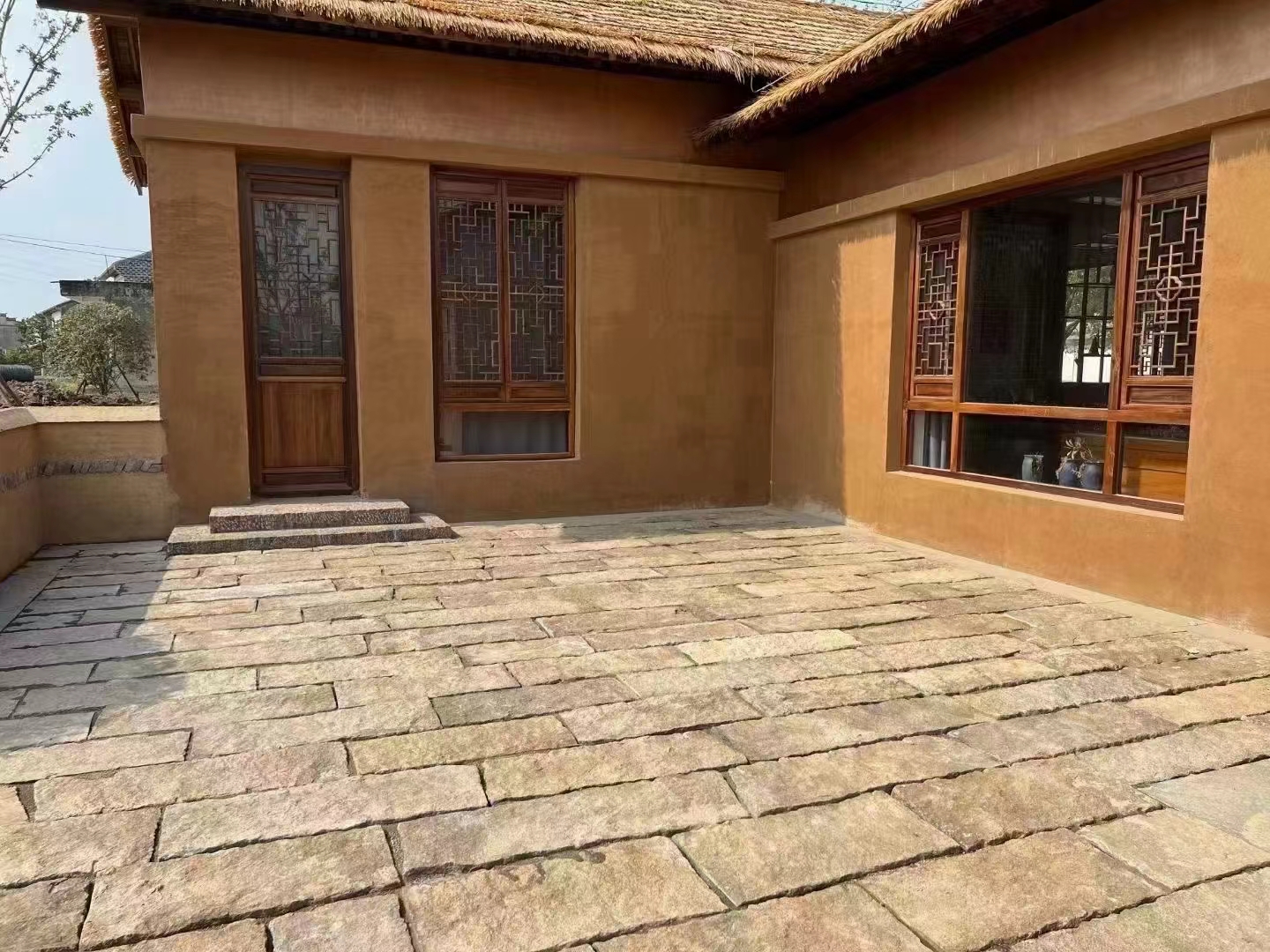 老石板廠家仿古石材舊石板庫存(圖2)