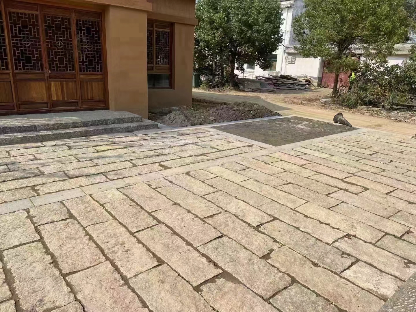 老石板廠家仿古石材舊石板尺寸