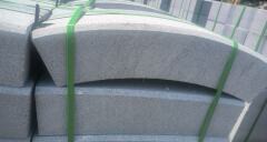 芝麻白花崗巖彎道路牙石生產(圖4) 芝麻白花崗巖彎道路牙石生產(圖4)