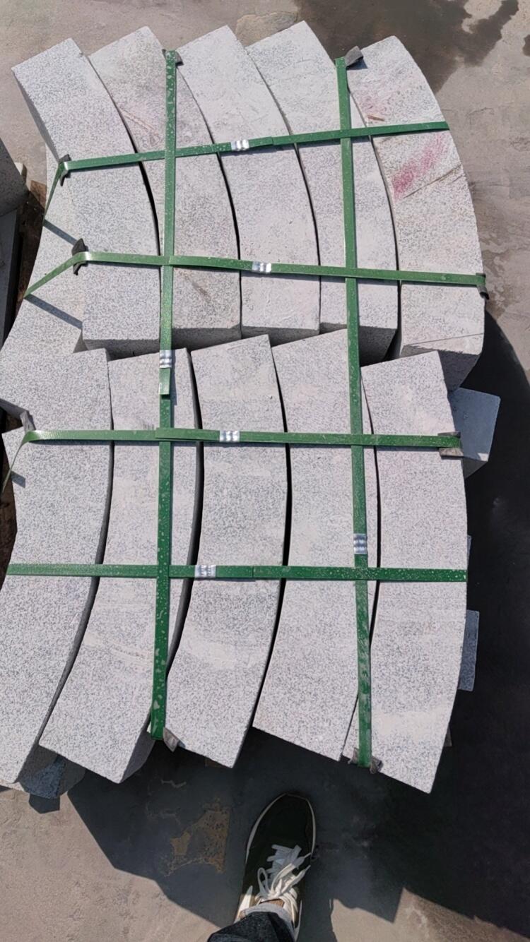 彎道路牙石芝麻白花崗巖標準(圖6) 彎道路牙石芝麻白花崗巖標準(圖6)