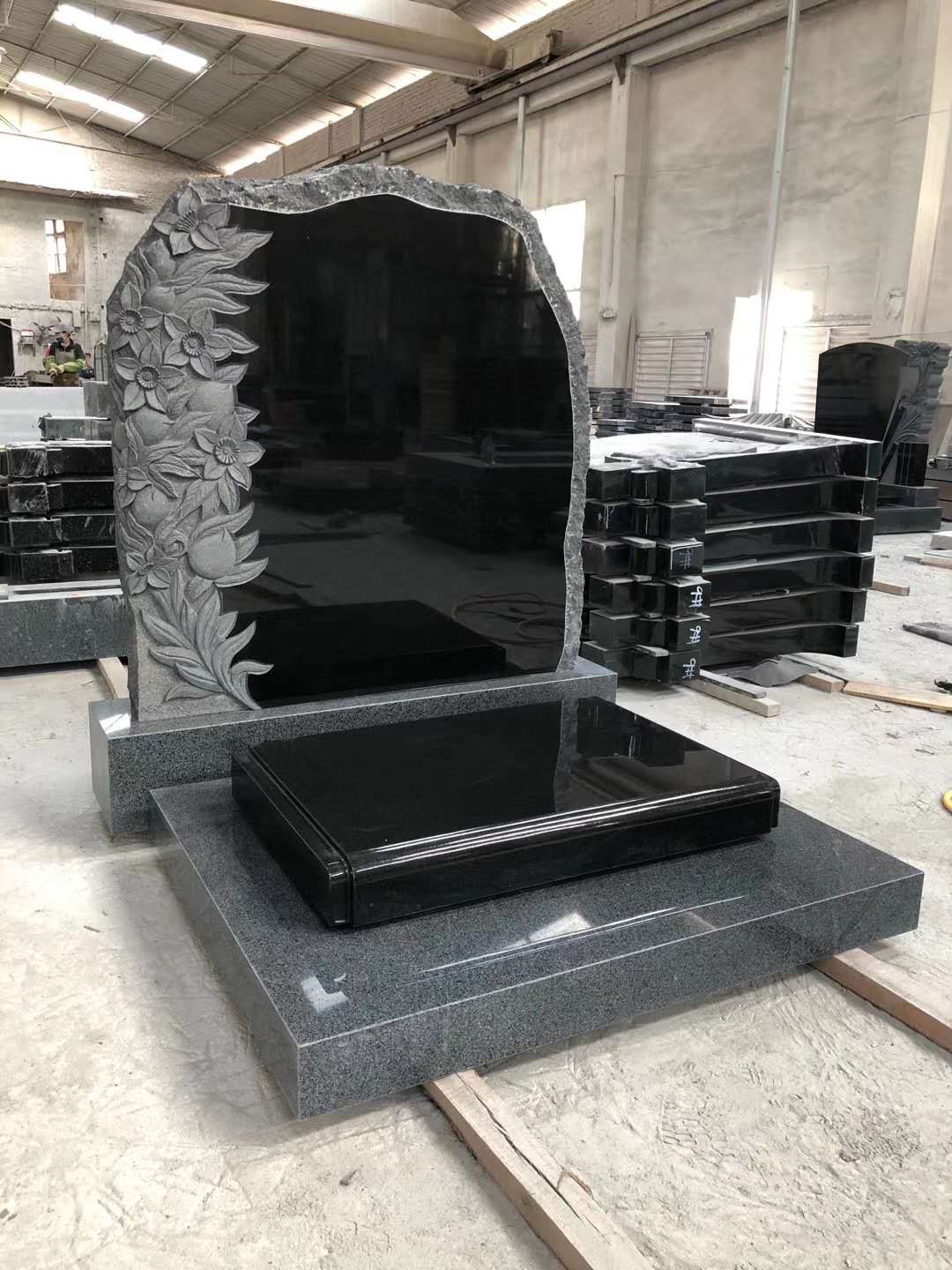 芝麻黑墓碑廠家石材批發(fā)