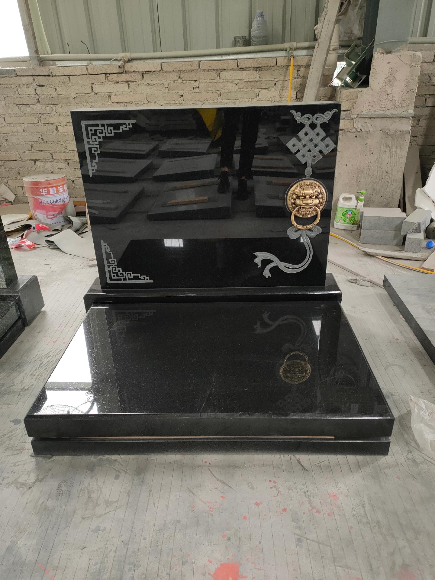 墓碑石材芝麻黑廠家價格