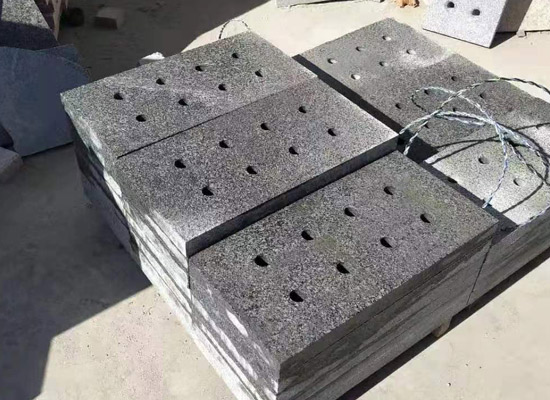 芝麻黑外墻干掛石材打孔 芝麻黑外墻干掛石材打孔