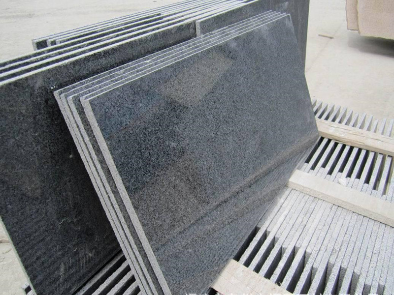 芝麻黑光面石材 芝麻黑光面石材