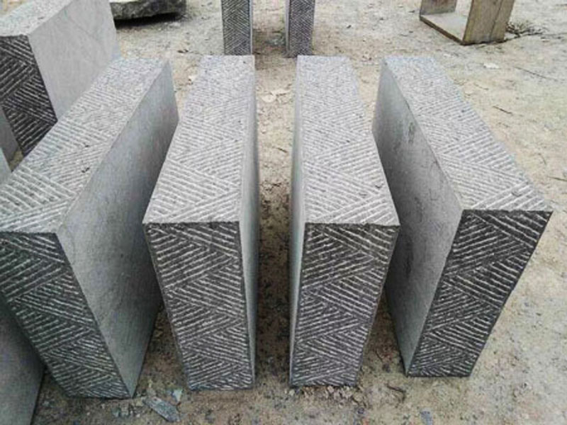 青石板材鏨道面-交叉斜紋