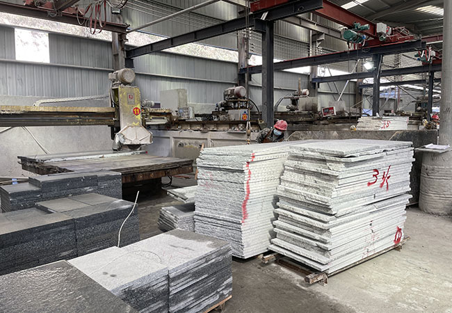 花崗石處理石材帶有的天然白線黑點問題(圖2) 花崗石處理石材帶有的天然白線黑點問題(圖2)