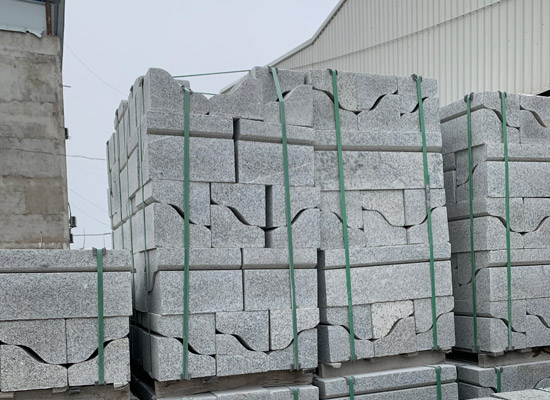 芝麻白異型路沿石石材 芝麻白異型路沿石石材