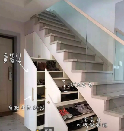 樓梯下面做儲物格(圖1) 樓梯下面做儲物格(圖1)