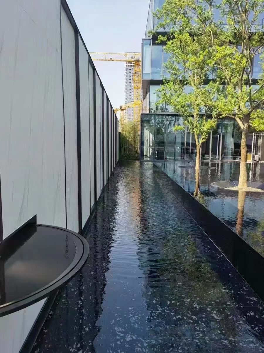 黑色水景石材鋪貼常用石材(圖2) 黑色水景石材鋪貼常用石材(圖2)