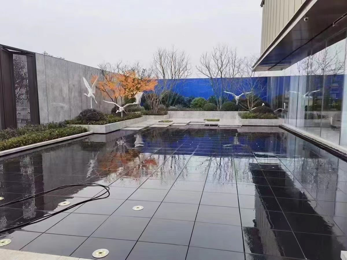 黑色水景石材鋪貼常用石材(圖2) 黑色水景石材鋪貼常用石材(圖2)