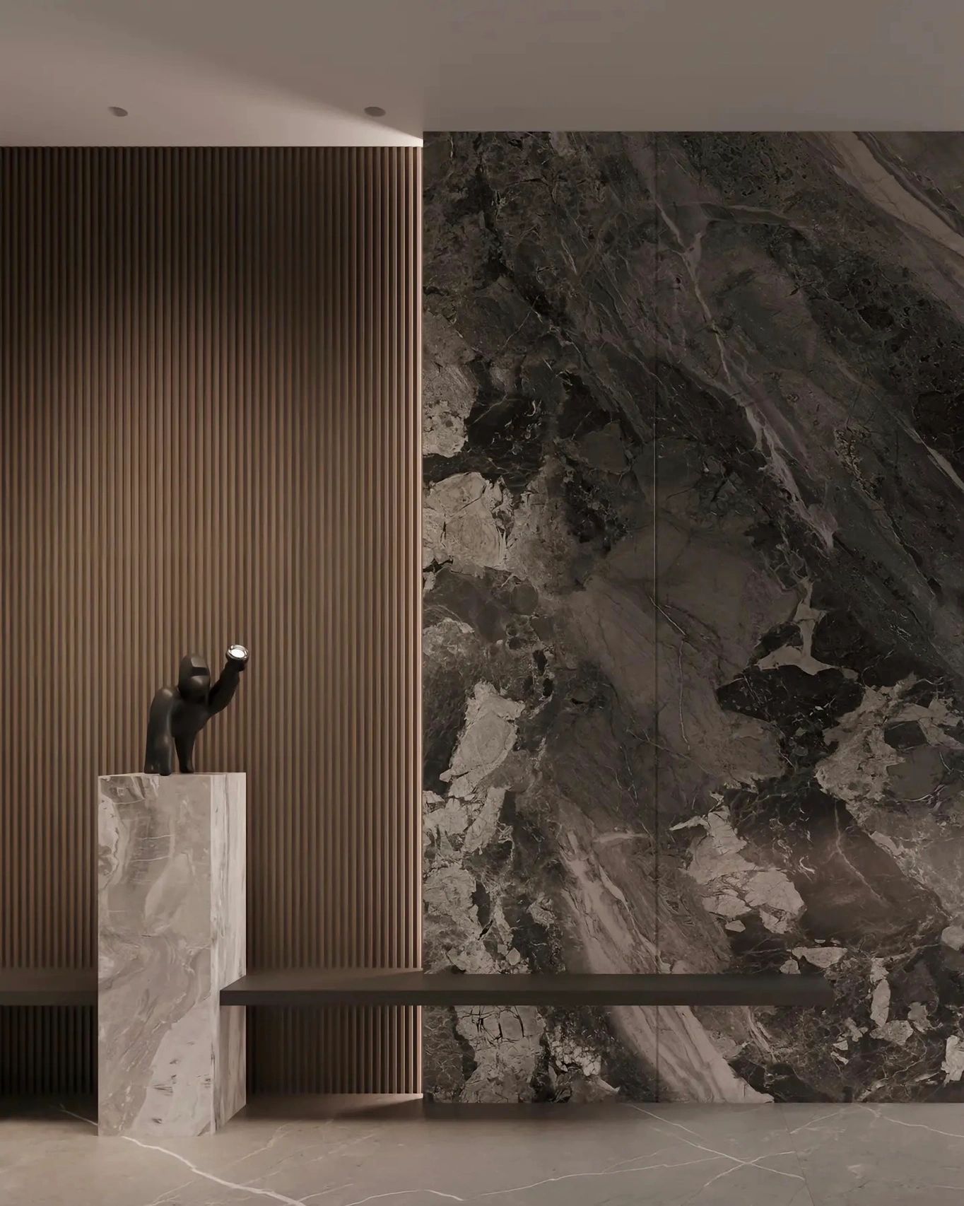 在家庭裝修設計中石材的應用范圍(圖1)